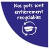 Nestle p'tit brasse mini peche sans sucre ajoutes 6x50g des 4/6mois
