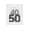 Cadre photo 40x50cm eva blanc