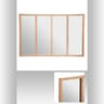 Miroir atelier bois "nae" 116x76cm