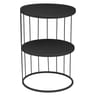 Table appoint noir kobu