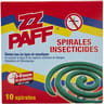Zz paff spirales anti moustiques x10