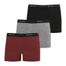 Lot de 3 boxers Tailor homme Eminence ROUGE - 2500 ROUILLE T5