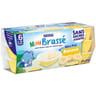 Nestle p'tit brasse mini banane sans sucres ajoutés 6x50g des 4/6 mois