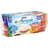 Nestle p'tit brasse mini peche sans sucre ajoutes 6x50g des 4/6mois