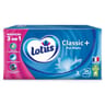 Lotus mouchoirs boite classic+pur blanc 3 en 1 x80