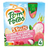 Pom'potes ssa 5 fruits roses 4x90g