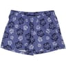 Short nuit femme BLEU AOP FLEURS T50/52