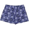 Short nuit femme BLEU AOP FLEURS T50/52