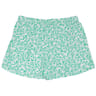 Short nuit femme VERT AOP FLEUR T50/52