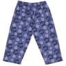 Corsaire nuit femme BLEU AOP FLEURS T34/36