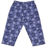 Corsaire nuit femme BLEU AOP FLEURS T42/44