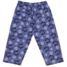 Corsaire nuit femme BLEU AOP FLEURS T42/44