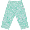 Corsaire nuit femme VERT AOP FLEUR T50/52