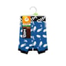 Lot de 2 boxers garçon micro recyclée Dim AM4 PEACE/SMILEY/NOIR 16 ANS