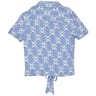 Chemise fille manches courtes BLUE 12 ANS