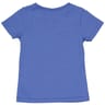 Tee shirt manches courtes fille BLEU OCEAN 8 ANS
