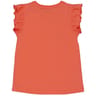 Tee shirt manches à volants ORANGE 14 ANS