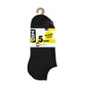 5 paires de socquettes ECODIM homme NOIR PASTILLE POINTE T39/42