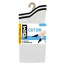 4 paires de socquettes coton femme DIM 0C9 BLANC/NOIR T39\42