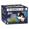 Félix tendres éfilés en gelée selection mixte avec légumes 24x85g
