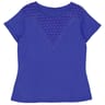 Tee shirt manches courtes femme BLEU T50/52