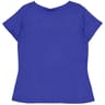 Tee shirt manches courtes femme BLEU T50/52
