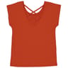 Tee shirt manches courtes femme ORANGE T42/44