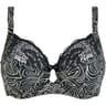 Soutien-gorge armature ligne hélène Sans Complexe JNC IMP GRAPHIQUE ANTHRACITE 105D