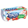 Yaos yaourt à la grecque morceaux fraise 4x125g