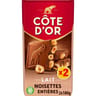 Côte d'or lait noisettes entières 2x180g