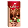 Côte d'or lait noisettes entières 2x180g