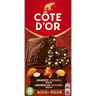 Cote d'or ultra gourmand noir amandes caramel biscuit 170g