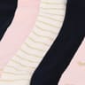 5 paires de socquettes fantaisies femme COMBO 2 ROSE 36/41