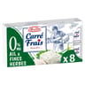 Carré Frais 0% ail & fines herbes 8 portions 200g
