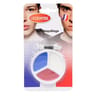 Palette maquillage bleu blanc rouge