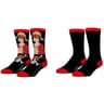 2 paires de chaussettes homme FREEGUN LOT A ROUGE T39\42