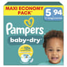 Pampers baby dry couches maxi t5 11-16 kg x94
