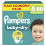 Pampers baby dry maxi couches t6 13-18 kg x80