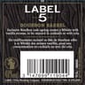 Label 5 bourbon barrel 70cl 40%vol