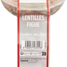 Carrefour bon appétit salade lentilles figues jambon sec et feta 350g