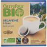 Carrefour bio café dosettes compatibles malongo décaféiné x16 104g