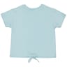 Tee shirt noué frozen ELSA FOND CIEL 4 ANS