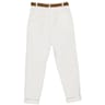 Pantalon toile femme BLANC T38