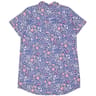 Liquette manches courtes femme BLUE FLOWERS AOP T50/52