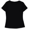 Tee shirt manches courtes femme NOIR T50\52