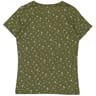 Tee shirt manches courtes femme AOP KAKI T38\40