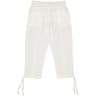 Pantacourt femme BLANC T42
