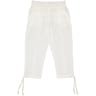 Pantacourt femme BLANC T52