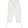 Pantacourt femme BLANC T52