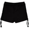 Short jersey uni femme NOIR T38/40